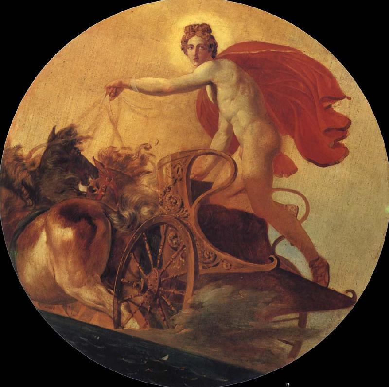 Karl Briullov Phoebus Driving his chariot Sweden oil painting art